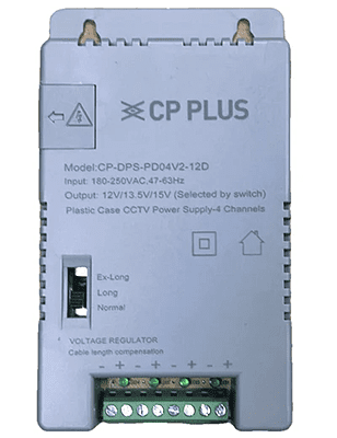 CP Plus CP-DPS-PD04-12D 12V 5Amp(DPS-PD04V2-12D 4 Channel Power Supply)