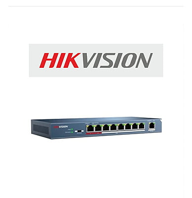 HIKVISION POE Switch Giga 8+2,58W DS-3E0510P-E/M