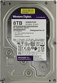 Western Digital 8TB WD Purple Pro Surveillance Internal Hard Drive HDD