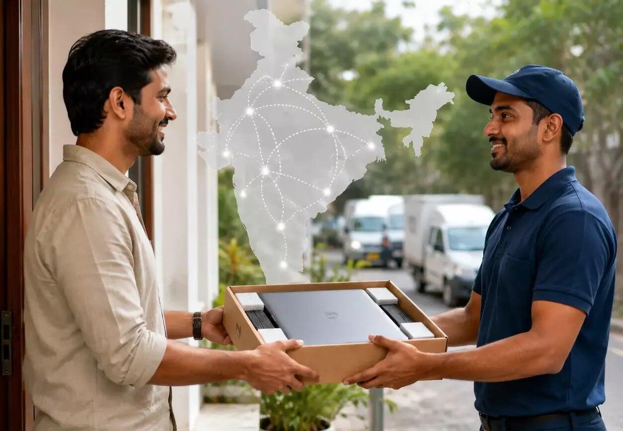 Get your refurbished laptop delivered anywhere in India - pan-India shipping from Tech Guru Store