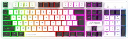 OpenBox Ant Esports MK1700 Membrane USB-A Connection, Quiet Keystrokes, 12 Multimedia Function Keys Wired USB Gaming Keyboard OpenBox Ant Esports MK1700 Membrane USB-A Connection, Quiet Keystrokes, 12 Multimedia Function Keys Wired USB Gaming Keyboard
