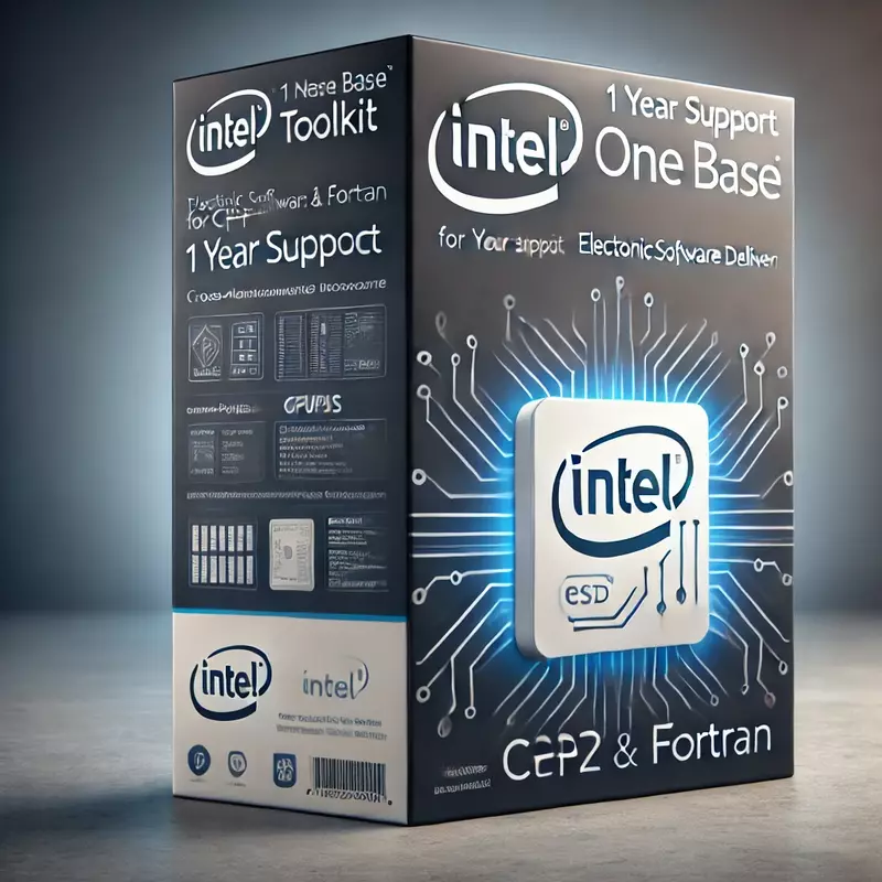 Intel® oneAPI Base Toolkit (C++/Fortran) (with 1 year support) (ESD)