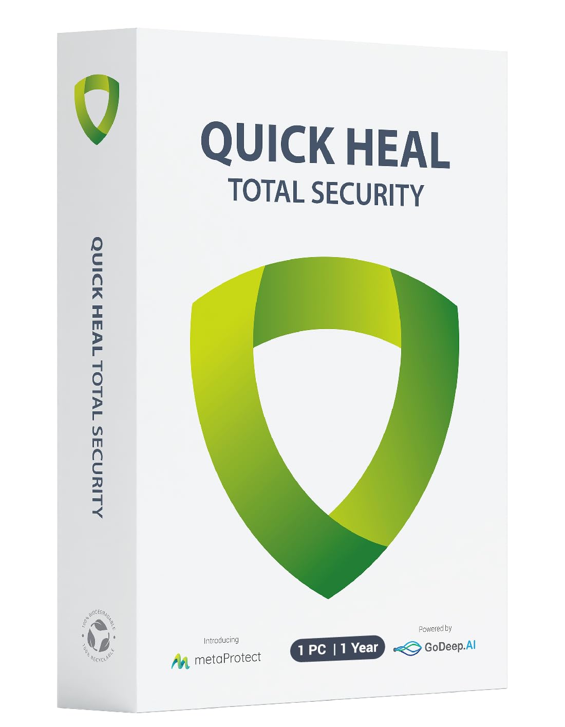 Quickheal® Total Security Windows (Desktop) (1 year) CD Quickheal® Total Security Windows (Desktop) (1 year) CD