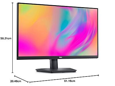 Dell 68.58 cm QHD Monitor 75Hz, IPS, 350 cd/m², 2x HDMI, SE2723DS. Dell 68.58 cm QHD Monitor 75Hz, IPS, 350 cd/m², 2x HDMI, SE2723DS.