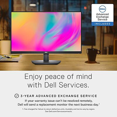 Dell 68.58 cm QHD Monitor 75Hz, IPS, 350 cd/m², 2x HDMI, SE2723DS. Dell 68.58 cm QHD Monitor 75Hz, IPS, 350 cd/m², 2x HDMI, SE2723DS.