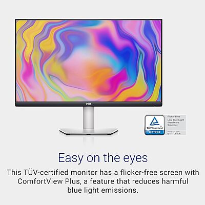 Dell 27" 4K UHD 60Hz Monitor, 8ms GTG, Dual 3W Speakers,S2722QC Dell 27" 4K UHD 60Hz Monitor, 8ms GTG, Dual 3W Speakers,S2722QC