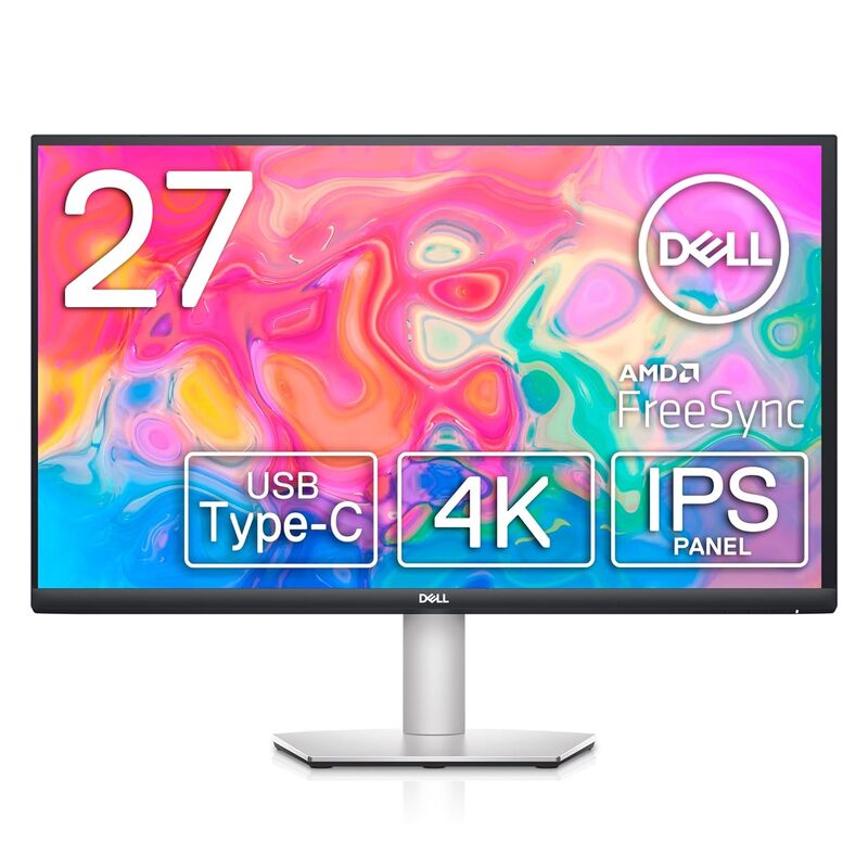 Dell 27" 4K UHD 60Hz Monitor, 8ms GTG, Dual 3W Speakers,S2722QC Dell 27" 4K UHD 60Hz Monitor, 8ms GTG, Dual 3W Speakers,S2722QC