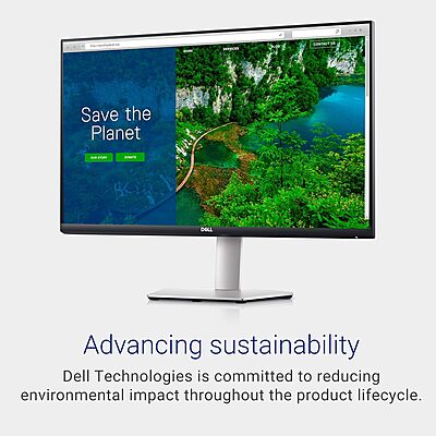 Dell 27" 4K UHD 60Hz Monitor, 8ms GTG, Dual 3W Speakers,S2722QC Dell 27" 4K UHD 60Hz Monitor, 8ms GTG, Dual 3W Speakers,S2722QC