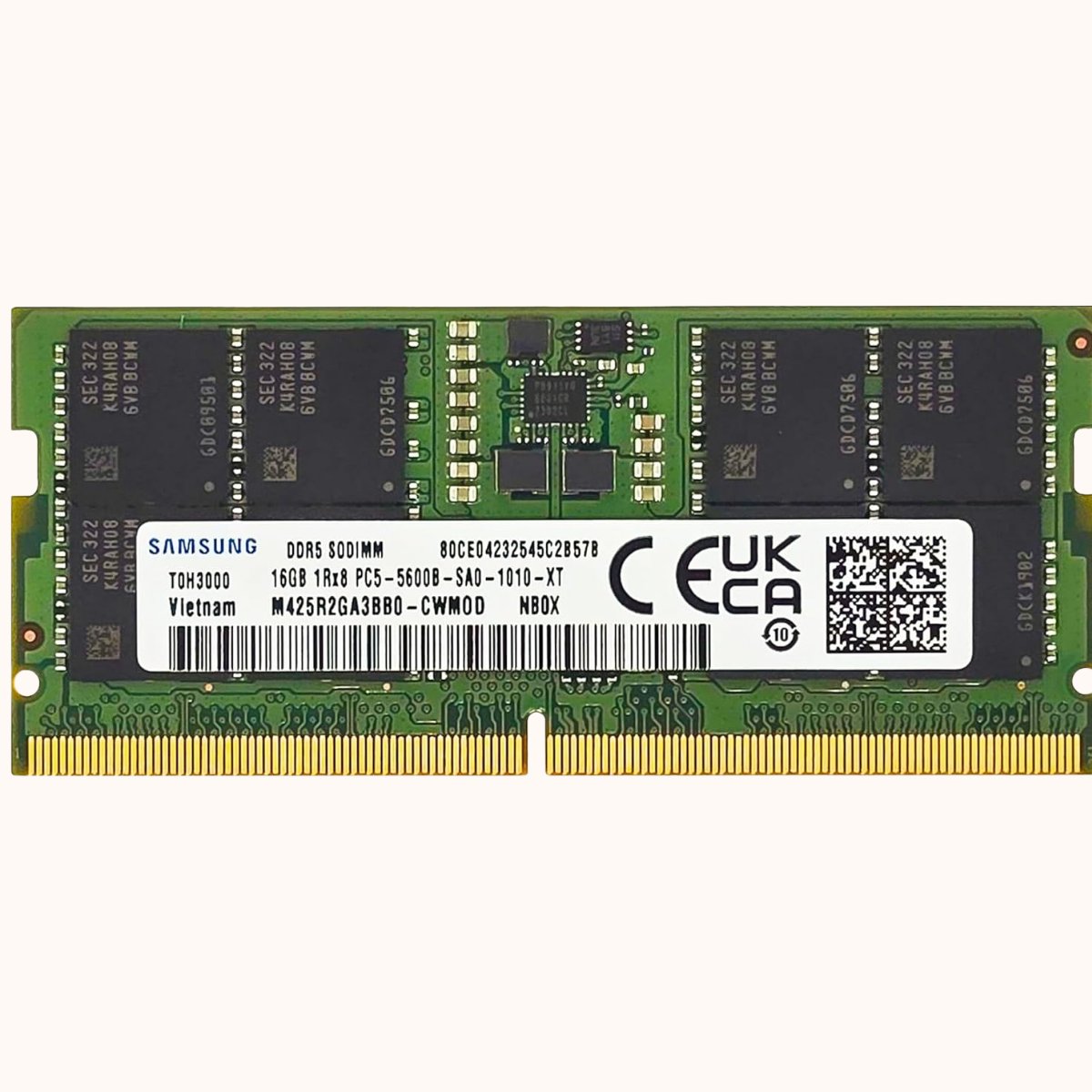 Samsung DDR5 16GB 4800MHz PC5 SO-DIMM Laptop RAM