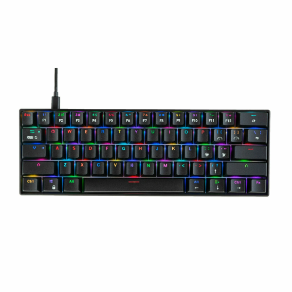 Cosmic Byte Themis 61 Key Mechanical Per Key RGB Gaming Keyboard  CB-GK-21 ( Black )