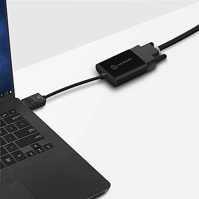 ALOGIC Premium 15cm DisplayPort to VGA Adapter - Male to Female | DP-VGA-ADP ALOGIC Premium 15cm DisplayPort to VGA Adapter - Male to Female | DP-VGA-ADP