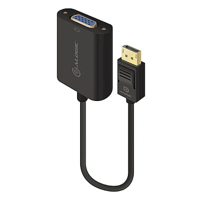 ALOGIC Premium 15cm DisplayPort to VGA Adapter - Male to Female | DP-VGA-ADP ALOGIC Premium 15cm DisplayPort to VGA Adapter - Male to Female | DP-VGA-ADP